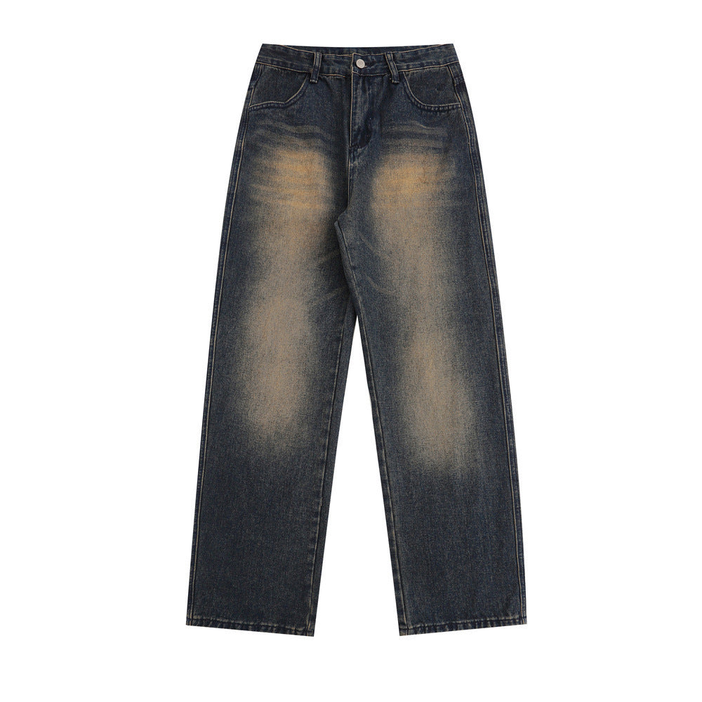 Fashion Personality Straight Jeans Men