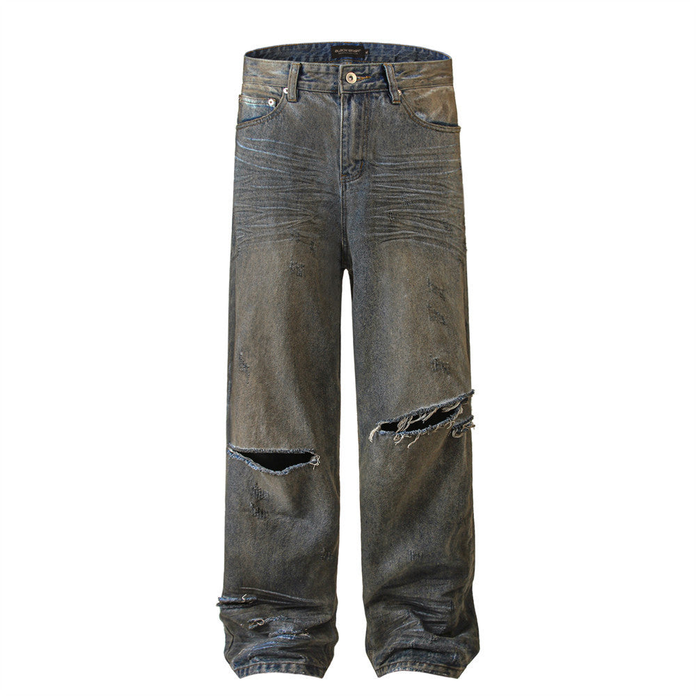 Fashion Personality American Retro Jeans Men