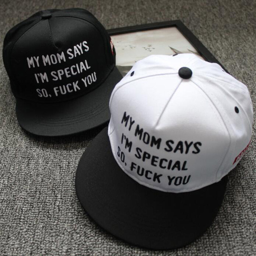 Letter Men's Hiphop Baseball Hat