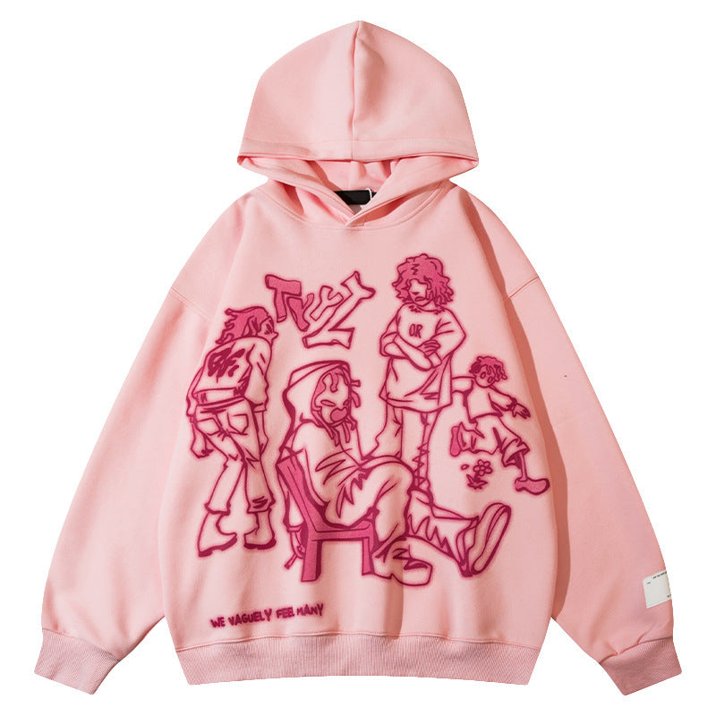 Loose-fitting Couples Oversize Hoodie